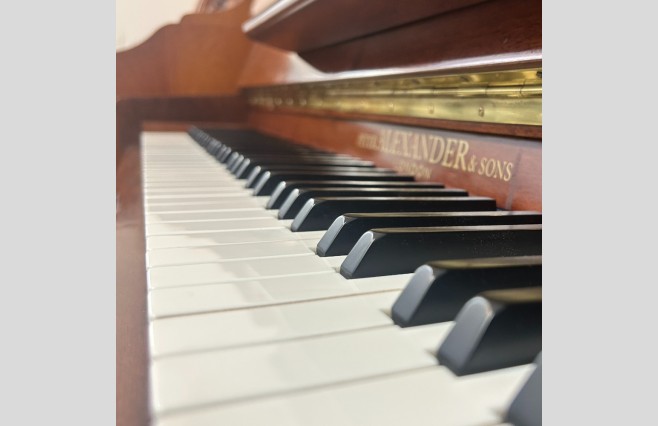 Peter Alexander & Sons Satin Mahogany Upright Piano, Used - All Inclusive Premium Package (SN:46964) - Image 9